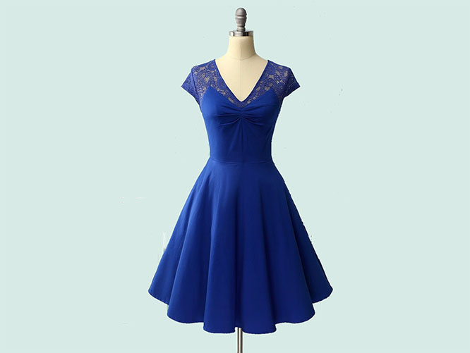 Den blå kjole i en drøm