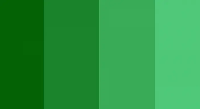 Grøn farve i en drøm