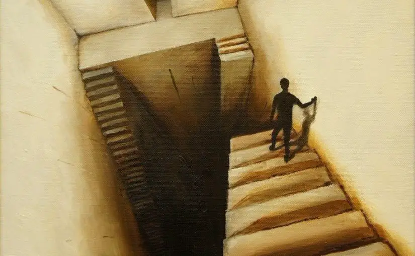Fortolkning af en drøm om at gå ned ad trapper