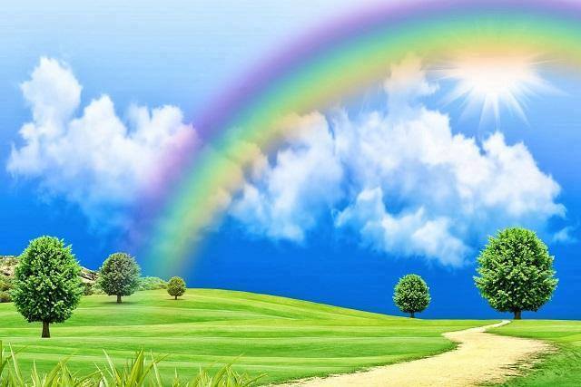 Å se en regnbue i en drøm