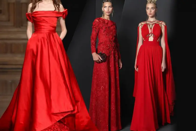 red dresses slide - تفسير الاحلام