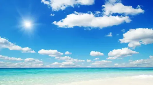 Tolkning av en drøm om å se en blå himmel og hvite skyer i en drøm av Ibn Sirin