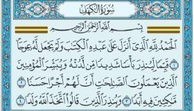Leser Surat Al-Kahf i en drøm og skriver Surat Al-Kahf i en drøm