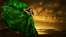 En grønn kjole i en drøm for en enslig kvinne, og tolkningen av en drøm om å kjøpe en kjole til en enslig kvinne