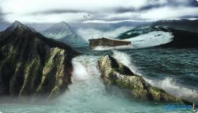 Fortolkning af en drøm om en havoversvømmelse og at flygte fra den i en drøm af Ibn Sirin